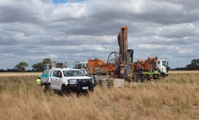  Drilling at Pyramid Hill. Credit: Falcon