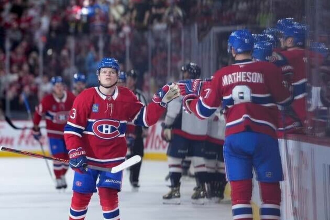 Cole Caufield, Canadiens grab early lead, cool off Caps