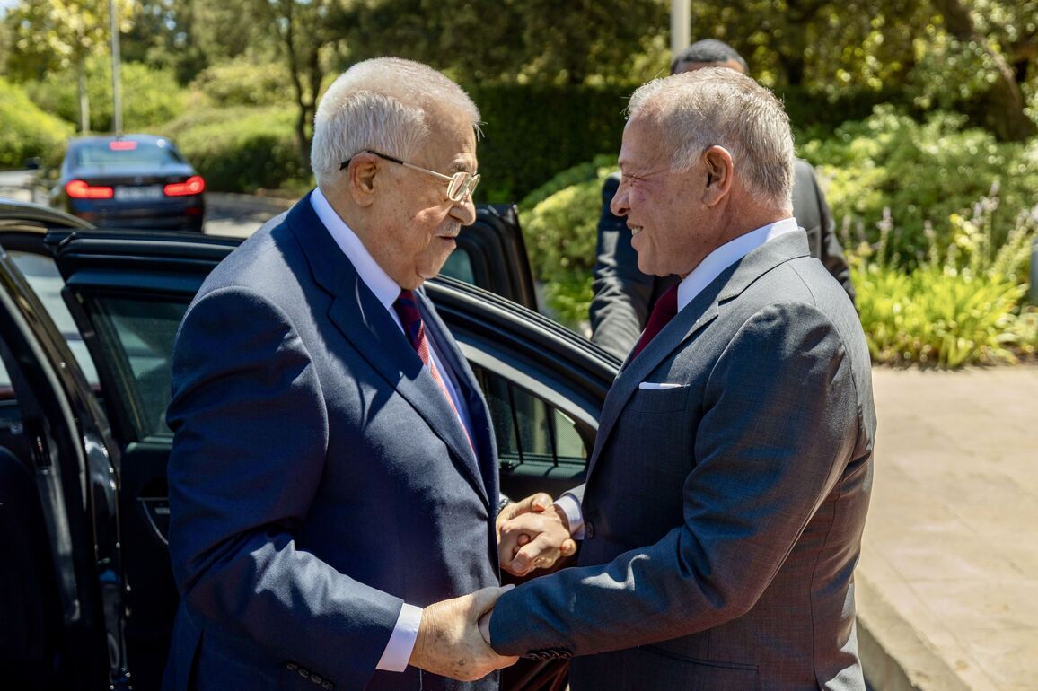 JORDAN-AMMAN-PALESTINIAN PRESIDENT-ABBAS-MEETING