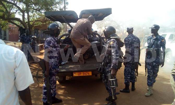 Tear gas rocks Tororo town Tear gas rocks Tororo town