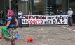 XR Grannies glue themselves to Chevron HQ 