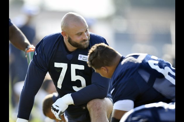 Report: Chiefs OL Kyle Long (leg) likely to miss training camp