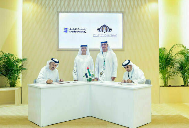 International Fund for Houbara Conservation signs MoU with Khalifa University at ADIHEX