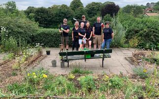 Good News Corner: Zedra colleagues work with charity to bring corner of local park back to life