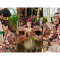 From emotional moments to playful glances: Inside Rashmika Mandanna, Vijay Deverakonda's vibrant mehendi evening