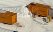 Drilling and collecting core samples at the Little Dome C camp in Antarctica presents an extreme set of challenges