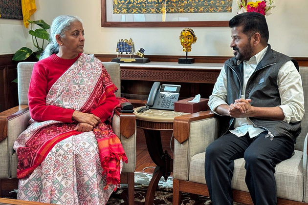 Revanth Reddy appeals to Sitharaman for FRBM exemption for Telangana's Rs 30,000-crore education push