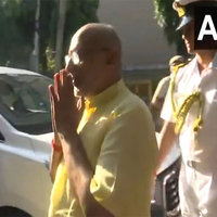 Vice Presidential Election: CP Radhakrishnan offer prayers at Ram temple in Lodhi Road hours before voting begins