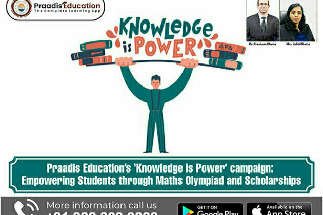 Praadis Education's 'Knowledge is Power' campaign: Empowering Students through Maths Olympiad and Scholarships