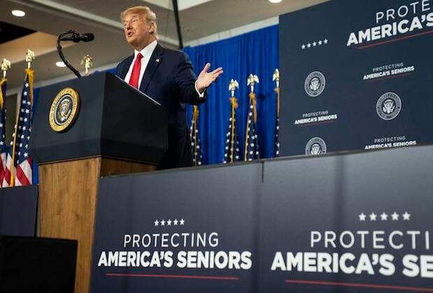 Trump makes pitch to America's seniors in bid to shore up votes