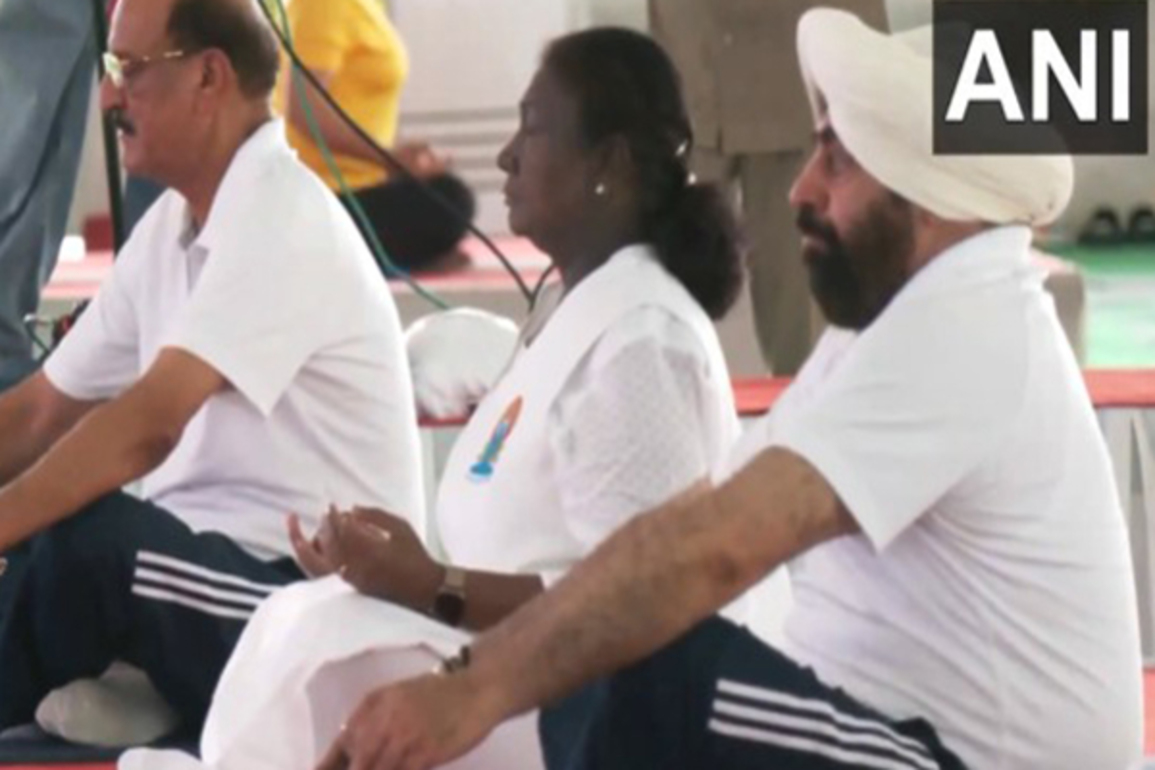 Uttarakhand: President Murmu celebrates 11th International Yoga Day in Dehradun