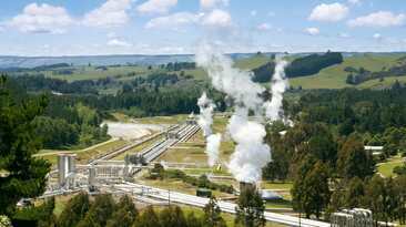 A geothermal power plant