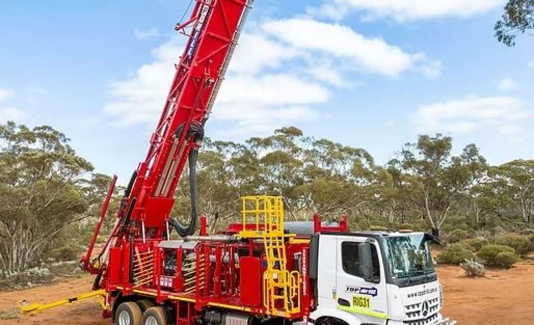 Part of Topdrill's fleet.