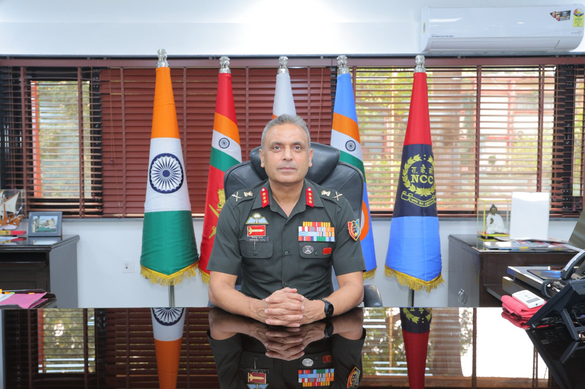 NCC DG Lt Gen Virendra Vats arrives in Kerala for three-day official visit