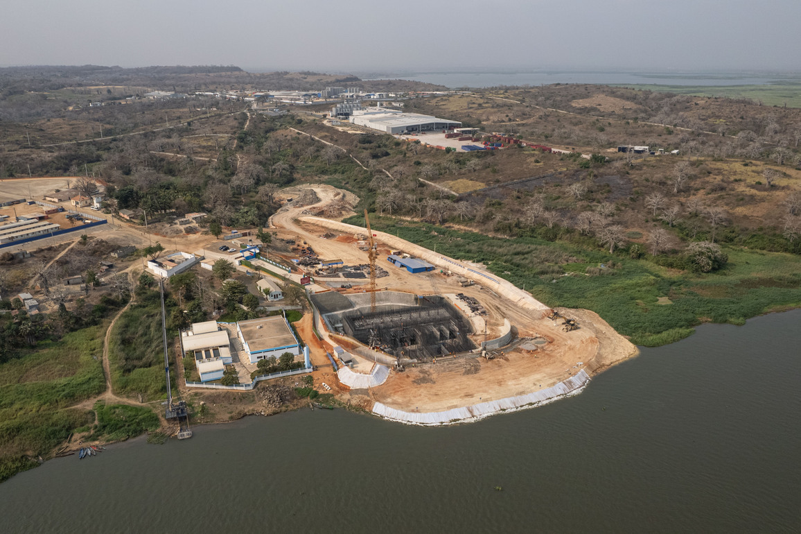 ANGOLA-LUANDA-CHINESE-BUILT WATER SUPPLY PROJECT-CONSTRUCTION