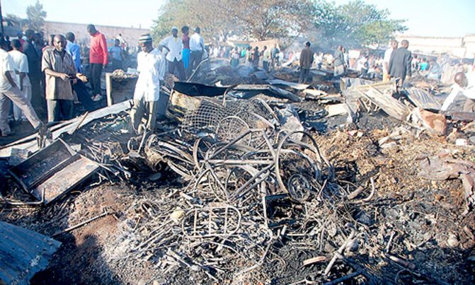 Fire guts Napier Market in Jinja for a fourth time Fire guts Napier Market in Jinja for a fourth time