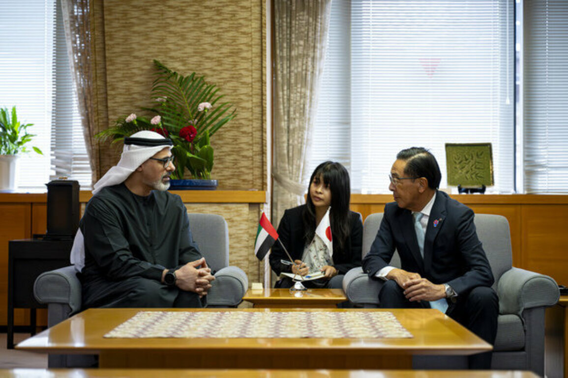 Crown Prince of Abu Dhabi meets Governor of Kyoto Prefecture