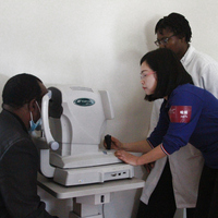 ZIMBABWE-HARARE-CHINESE DOCTORS-SURGERIES-CATARACT PATIENTS