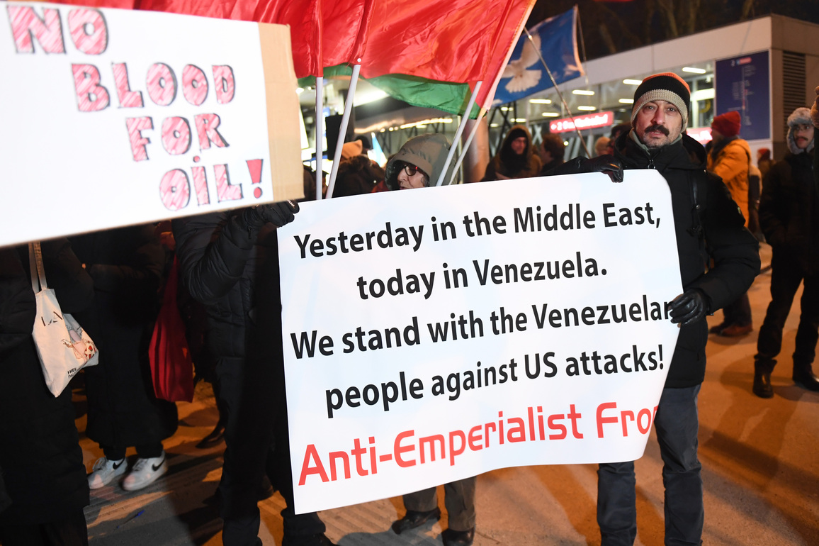 AUSTRIA-VIENNA-U.S.-VENEZUELA-PROTEST