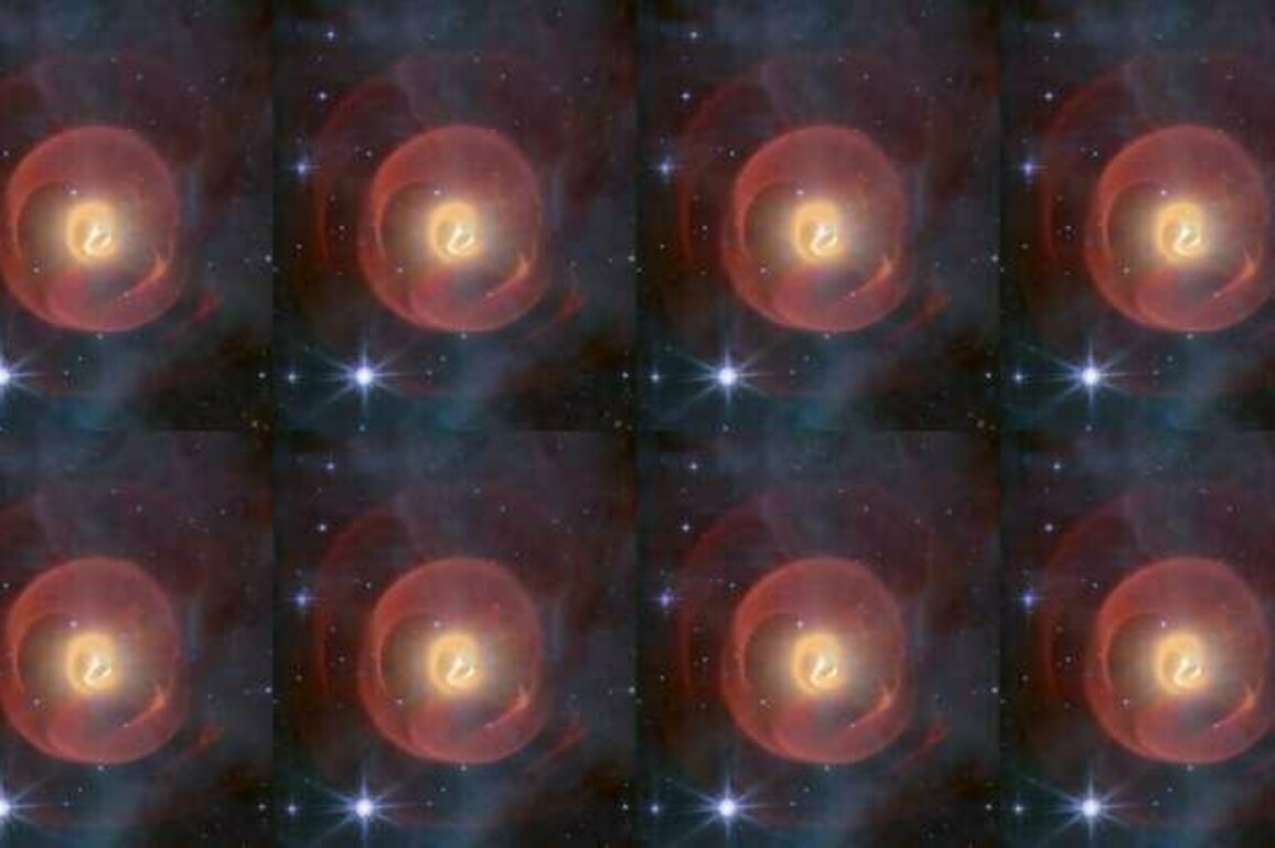 Swirling nebula of two dying stars revealed in spectacular detail in new Webb telescope image