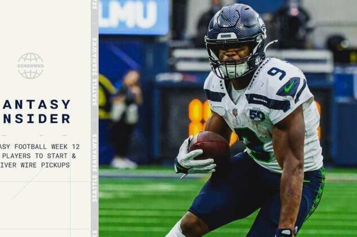 Fantasy Football Week 12 Guide: Top Starts And Waiver Wire Targets