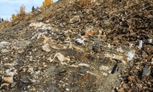  Nugget zone quartz veining at Klondike Gold’s project in the Yukon