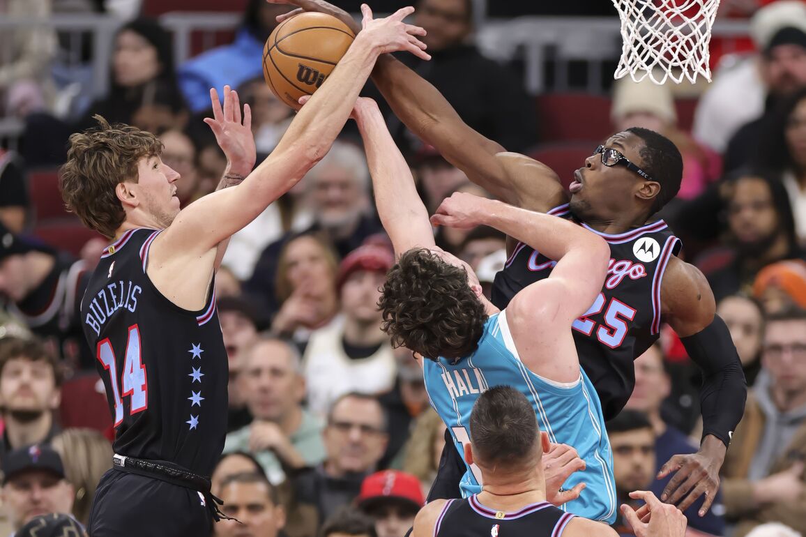 (SP)U.S.-CHICAGO-BASKETBALL-NBA-BULLS VS HORNETS