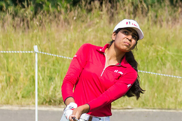 Diksha Daggar fights back to even par, lies 13th in London