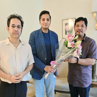 EaseMyTrip bookings to Northeast region doubled over the past year; Rikant Pittie meets Conrad Sangma, Pradyot Manikya