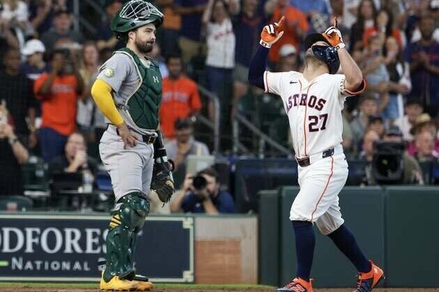 Yordan Alvarez blast powers Astros to big win over Athletics