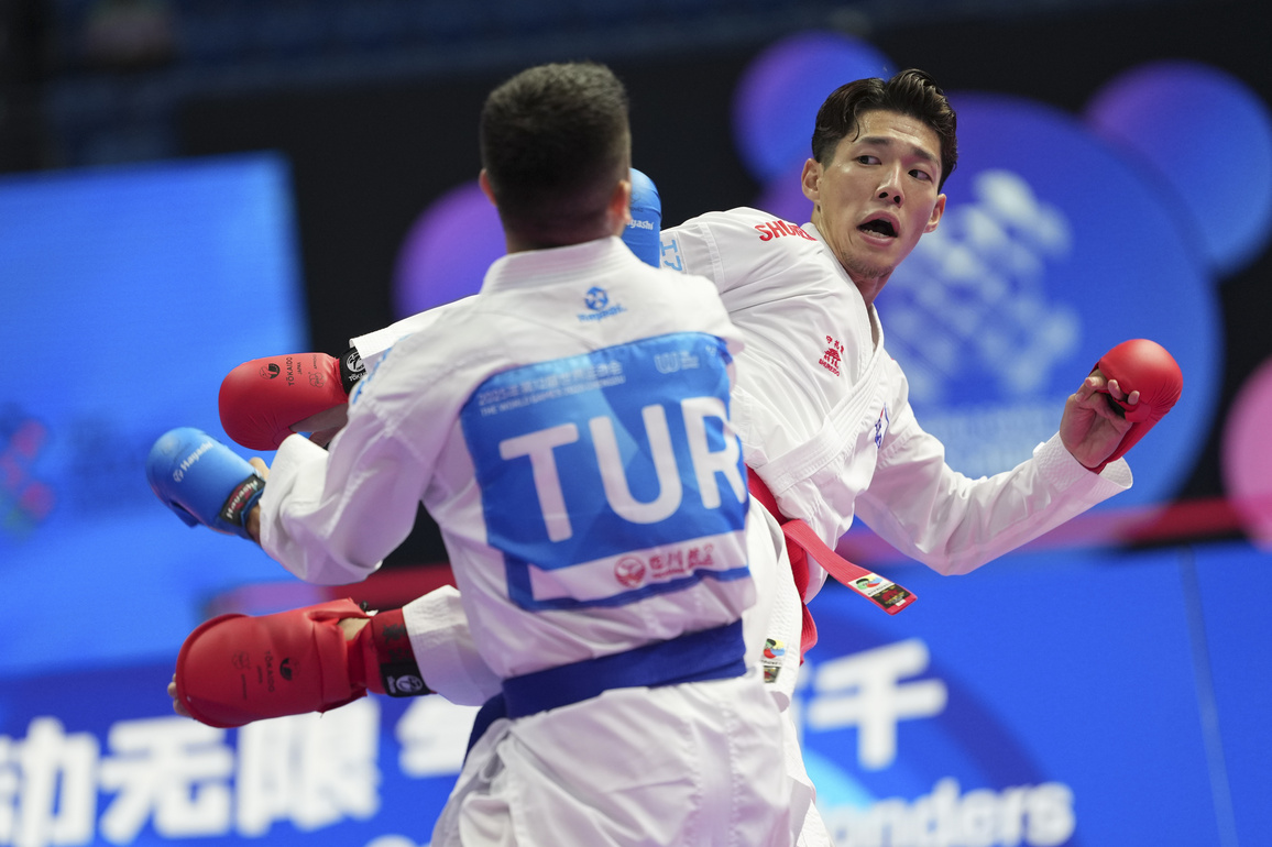 (SP)CHINA-CHENGDU-THE WORLD GAMES 2025-KARATE-MEN-KUMITE -60KG-FINAL(CN)