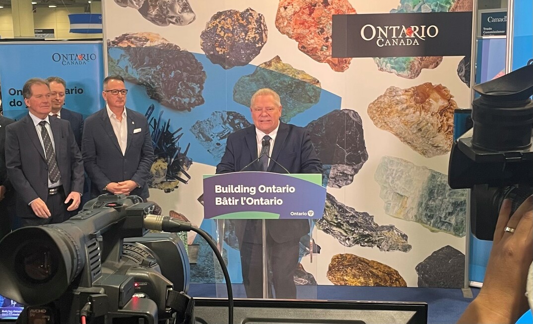 Ontario Premier Doug Ford at PDAC 2025