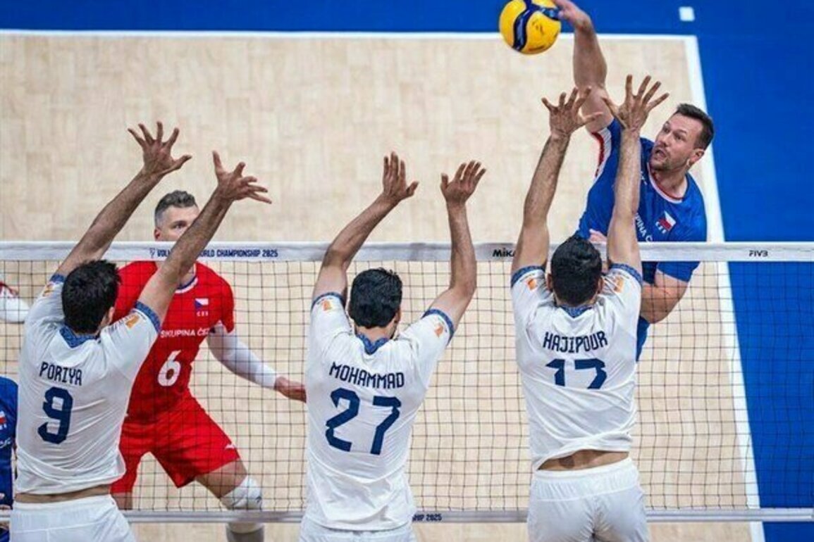 Iran Loses to Czech at 2025 FIVB World Championship QFs