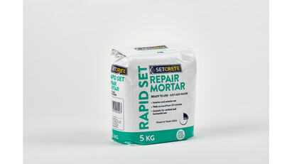 Setcrete Rapid Set Repair Mortar Offers 30 Minute Set Time 