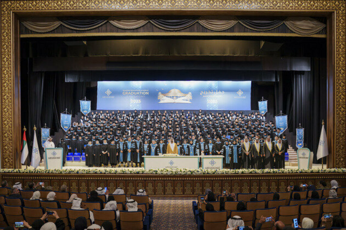 Salem Al Qasimi attends SEA's 3rd graduation ceremony