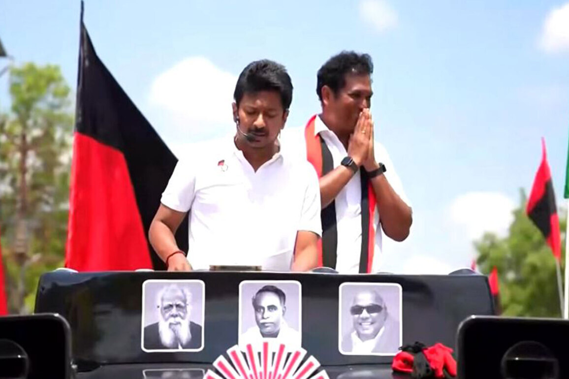 "EPS subservient to Centre, AIADMK-led NDA alliance a slave team": Udhayanidhi Stalin