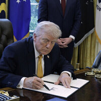 Democrats take Trump to court over voting curbs
