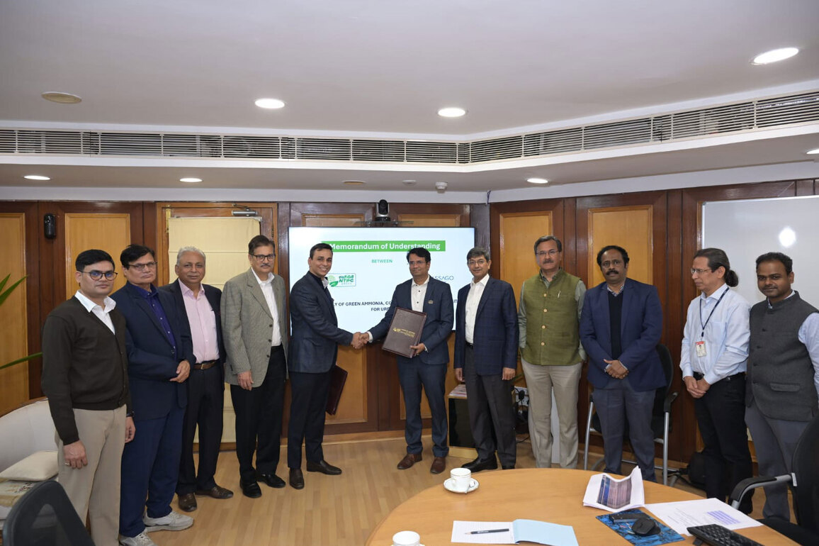 NTPC Green Energy Limited (NGEL) and Assago sign MoU to Develop India's First Indigenous Green Urea Plant at Pudimadaka Green Hydrogen Hub