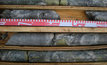 Drill core from Romios Gold Resources' Trek property in British Columbia, Canada