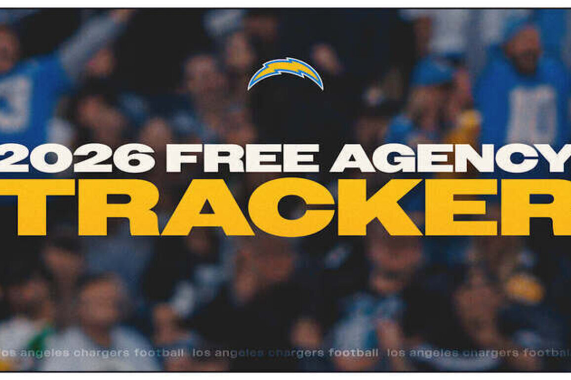 Chargers 2026 Free Agency Tracker