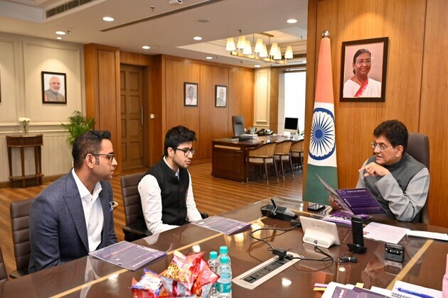 Piyush Goyal meets Zepto CEO Aadit Palicha, discusses skilling, innovation and supply chains
