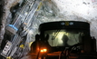 Automated drill used in an Alaskan underground gold mine. Photo: Wikimedia Commons/Dylan McFarlane