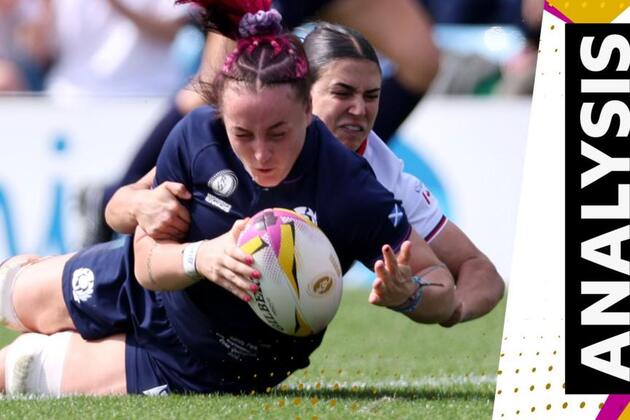 Women's Rugby World Cup- Evie Gallagher 'outstanding' for Scotland - BBC pundits