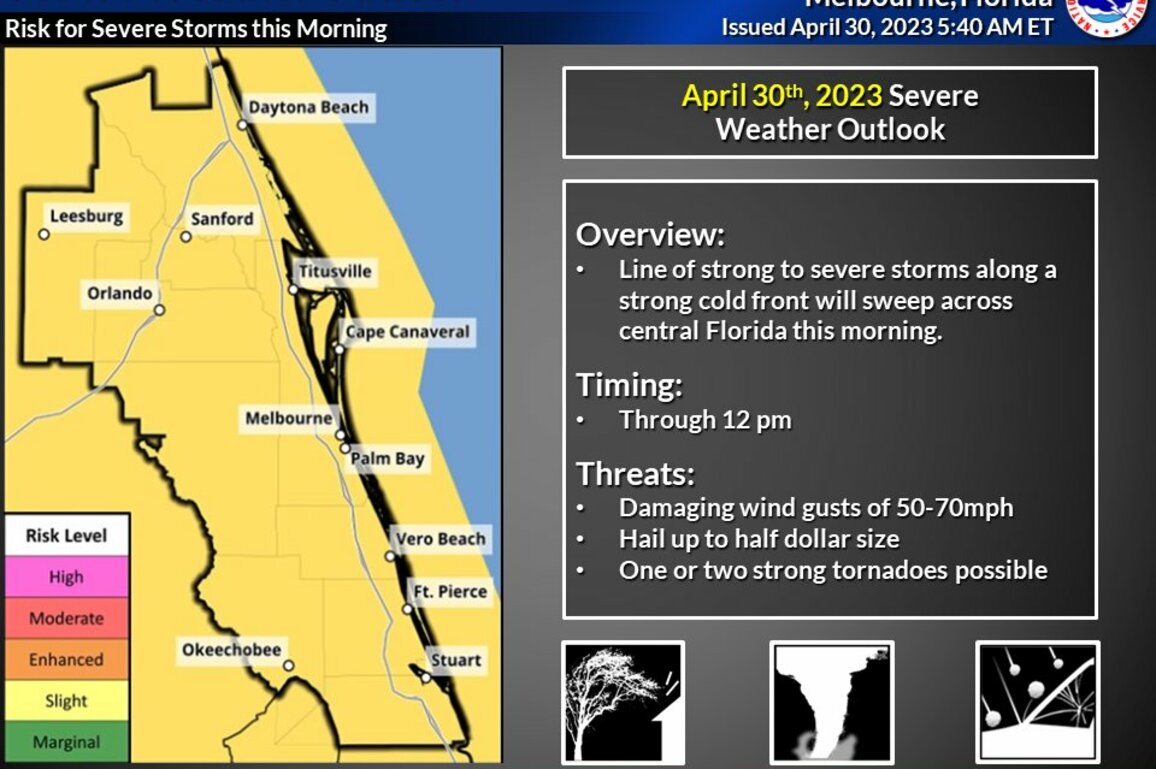 Strong winds and thunderstorms continue in Central Florida on Sunday  Orlando Sentinel