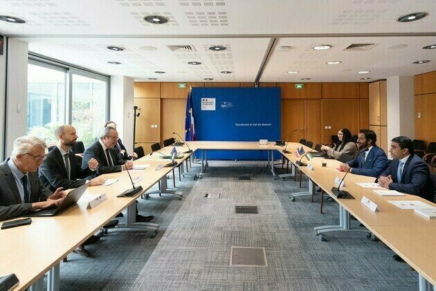 Minister of Economy discusses strengthening bilateral cooperation in civil aviation with France