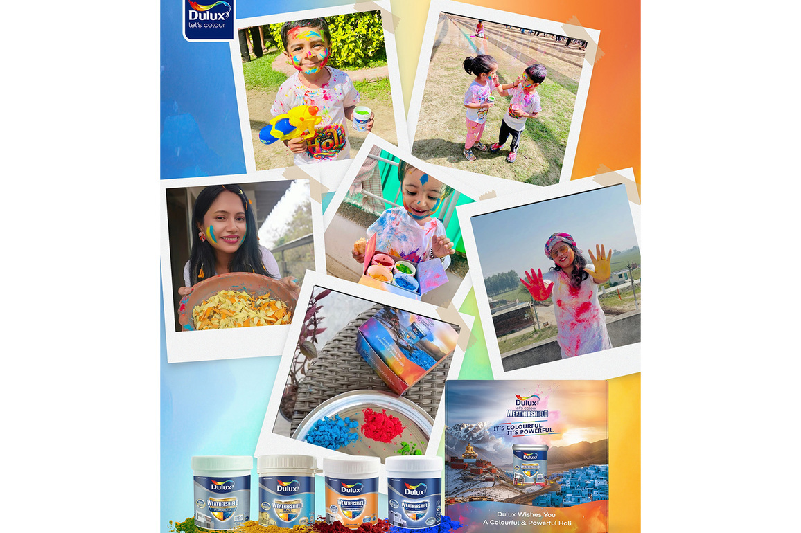 Dulux Weathershield brings a 'Colourful and Powerful' Holi to Consumer Doorsteps with Blinkit