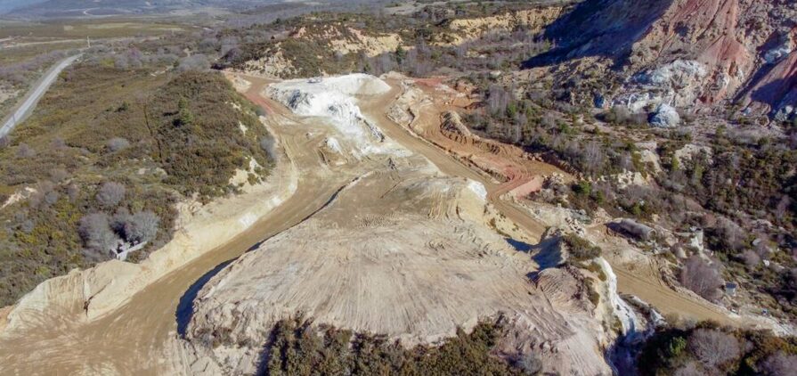 The Penouta mine in northwestern Spain 