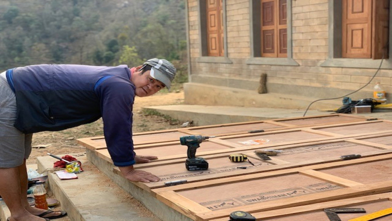 P C Henderson donates hardware to assist school rebuild in Nepal