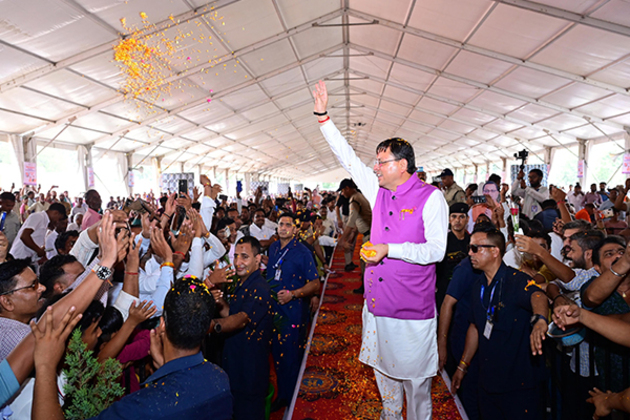 Uttarakhand CM unveils 107 projects worth Rs 550 crore