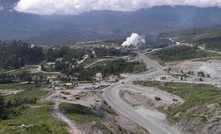 Porgera processing plant, and down into the Porgera valley